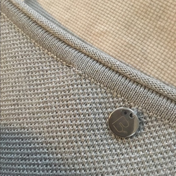 Beautiful Biana Silver Cocktail Dress. Superfine Merino Wool Italian Yarn. Med. - Picture 2 of 7